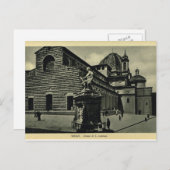 イタリア，フィレンツェ，フィレンツェ， 1908, S.ロレンツォ ポストカード (正面/裏面)