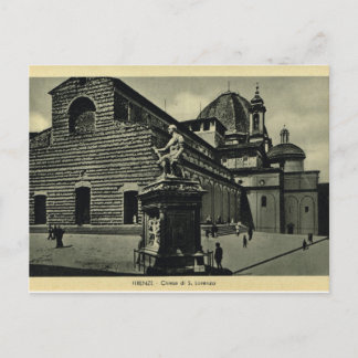 イタリア，フィレンツェ，フィレンツェ， 1908, S.ロレンツォ ポストカード