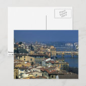 イタリア，フィレンツェ ポストカード (正面/裏面)