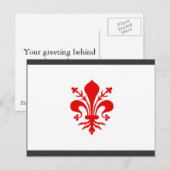 イタリア，フィレンツェ ポストカード (正面/裏面)