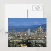 イタリア，フィレンツェ ポストカード (正面/裏面)
