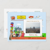 イタリア,フィレンツェ ポストカード (正面/裏面)