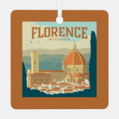 イタリア,フィレンツェ メタルオーナメント (裏面)