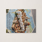 イタリア フィレンツェ 旅行 記念の地図 ジグソーパズル (横)