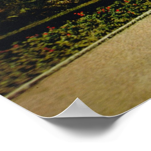 イタリア、フィレンツェ、街のパノラマ ポスター (角)