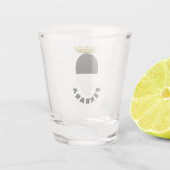 イタリア,フェラーラの紋章 ショットグラス (裏面)