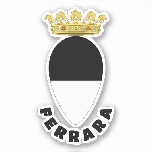 イタリア,フェラーラの紋章 シール (正面)