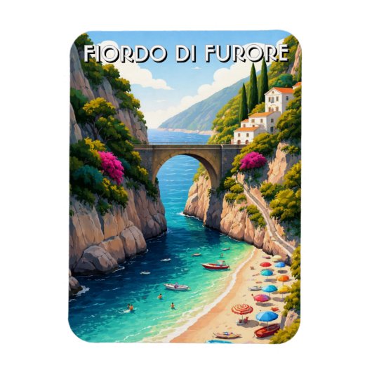 イタリア フューロレの峡谷 マグネット (縦)