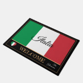 イタリア&フライタリアングハウスマット/スポーツウェルカム ドアマット (アングル)