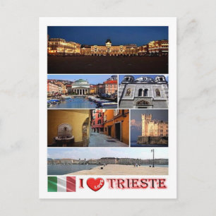 イタリア – フリウリVenice Giulia - Trieste – モザイク – ポストカード