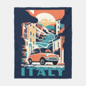 イタリア フリースブランケット (正面)