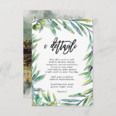 イタリア·フ結婚ィレンツェの詳細情報 エンクロージャーカード (正面/裏面)