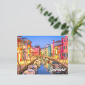 イタリア，ブラーノ島 ポストカード (スタンド正面)