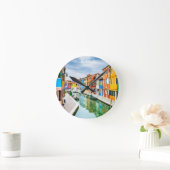 イタリア,ブラーノ ラウンド壁時計 (ホーム)