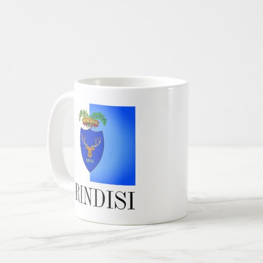イタリア,ブリンジ国旗 コーヒーマグカップ (正面左)
