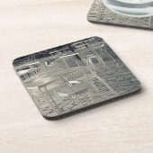 イタリア、ブレシア州、シルミオネ。レイクサイドカフェ コースター (左側)