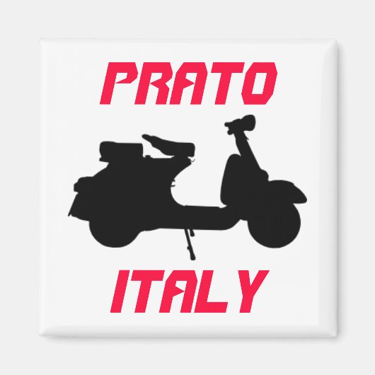 イタリア，プラト，スクーター マグネット (正面)