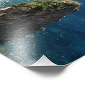 イタリア，プラリアーノ，美しいアマルフィ海岸 フォトプリント            (角)