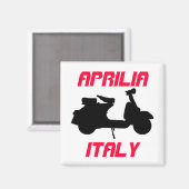 イタリア,プリリア,スクーター マグネット (正面/裏面)