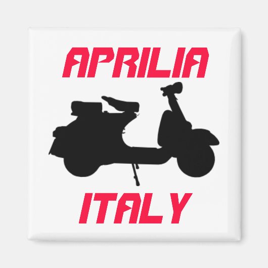 イタリア,プリリア,スクーター マグネット (正面)