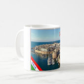 イタリア – プーリア – サレント – ガリポリ旧市街 – コーヒーマグカップ (正面左)