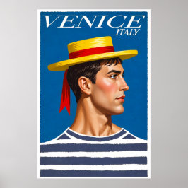 イタリア ベネチアの旅行ポスター ポスター