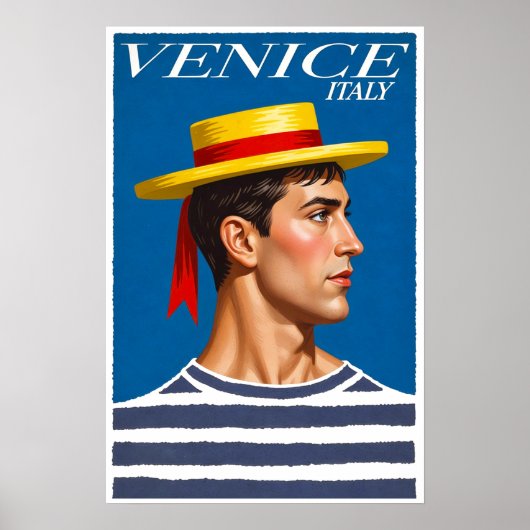イタリア ベネチアの旅行ポスター ポスター (正面)