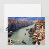 イタリア ベネチアの風景 旅行絵葉書 ポストカード (正面/裏面)