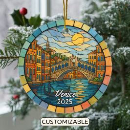 イタリア ベネチア オーダーメイド ステンドグラス オーナメント