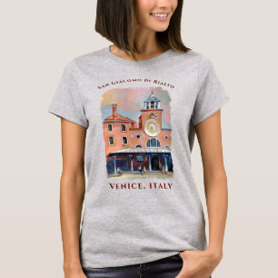 イタリア,ベネチア サンジャコメトTシャツ Tシャツ