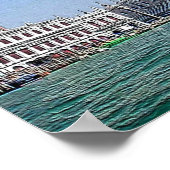 イタリア – ベネチア – サンマルコ – スカイライン –  ポスター (角)