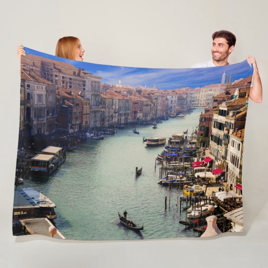 イタリア，ベネチア フリースブランケット (インサイチュ)