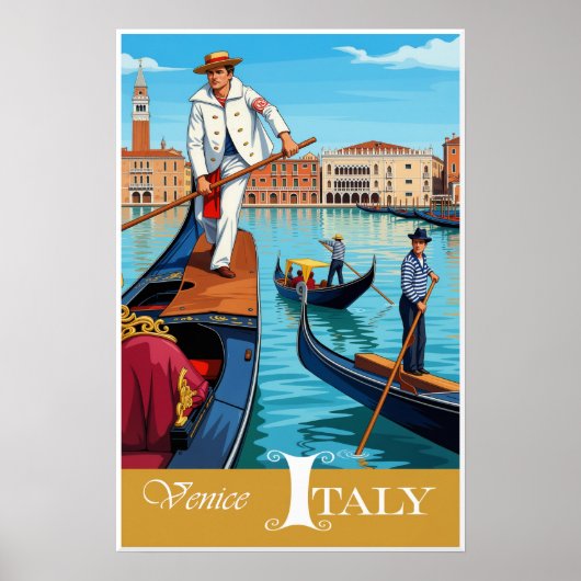 イタリア ベネチア ポスター (正面)