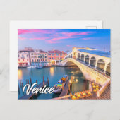 イタリア，ベネチア ポストカード (正面/裏面)