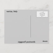 イタリア，ベネチア ポストカード (裏面)