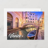 イタリア，ベネチア ポストカード (正面/裏面)