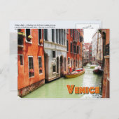 イタリア，ベネチア ポストカード (正面/裏面)