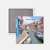 イタリア，ベネチア マグネット (正面/裏面)