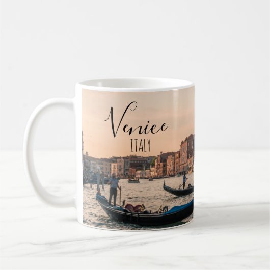 イタリア ベネチア 旅行のお土産 コーヒーマグカップ (左)