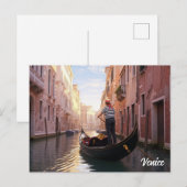 イタリア ベネチア 旅行 ポストカード (正面/裏面)