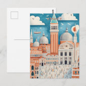 イタリア ベネチア 旅行 ポストカード (正面/裏面)