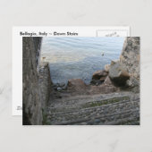 イタリア・ベラジョ州~階段下 ポストカード (正面/裏面)