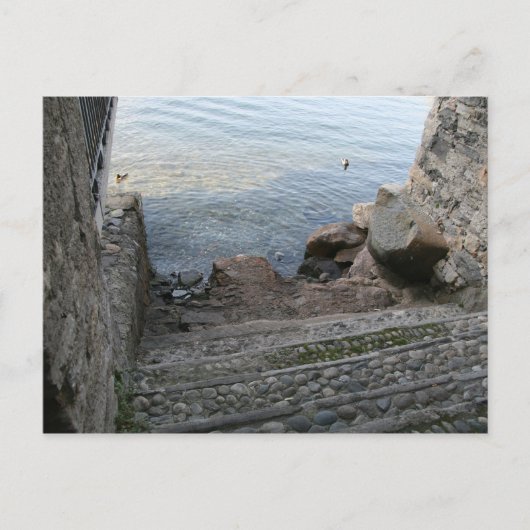 イタリア・ベラジョ州~階段下 ポストカード (正面)