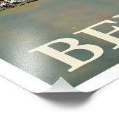 イタリア，ベラージオ， Lago di Como フォトプリント (角)