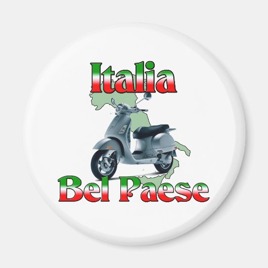 イタリア・ベル・ペーゼ。 マグネット (正面)