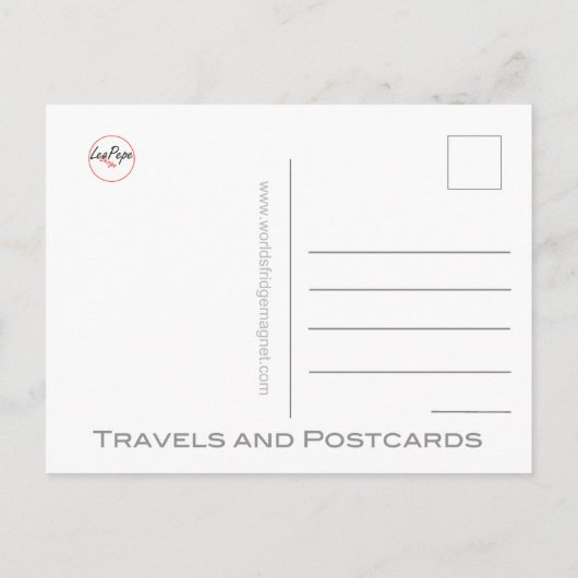 イタリア,ボローニャ, Piazza Maggiore, Two Towers, ポストカード (裏面)