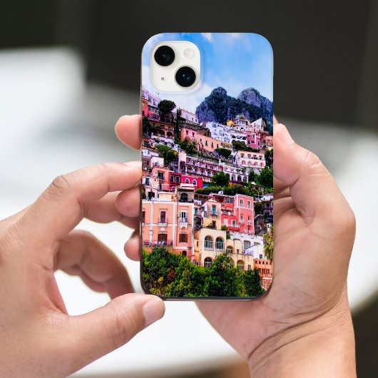 イタリア ポジターノのカラフルな風景 Case-Mate iPhoneケース