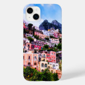 イタリア ポジターノのカラフルな風景 Case-Mate iPhoneケース (裏面)