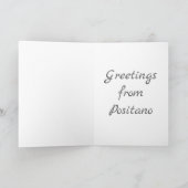 イタリア,ポジターノ カード (内部)