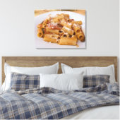 イタリア、ポジターノ。リガトーニの表示プレート。 キャンバスプリント (インサイチュ (寝室))